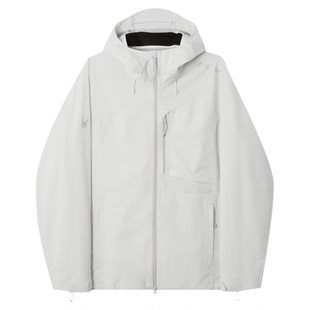 SPYDER蜘蛛春夏男子HIKING防水透湿耐磨连帽夹克冲锋衣25CS177M
