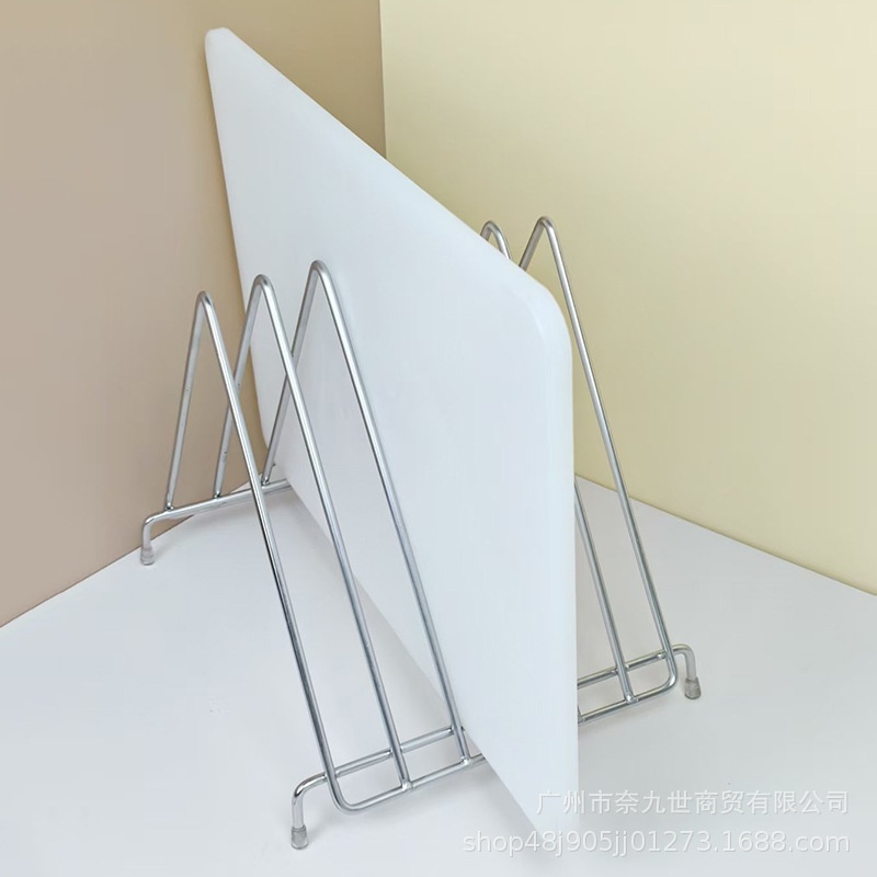 加粗线条不锈钢6格砧板架塑料置物架墩新品案板厨房架商用菜