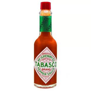 美国进口TABASCO辣椒汁60ml 辣椒仔 辣椒调味汁牛排披萨意面低脂