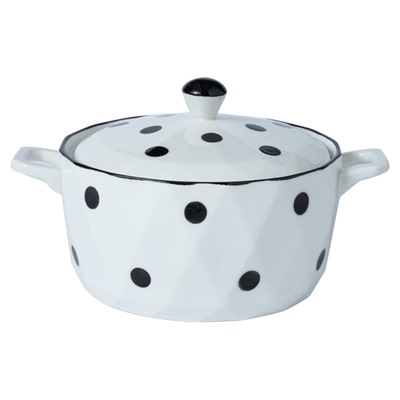 双耳带盖汤碗陶瓷家用大号泡面碗大容量麻辣烫碗螺蛳粉碗专用汤盆