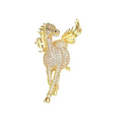 【紫罗兰正版】逸马胸针