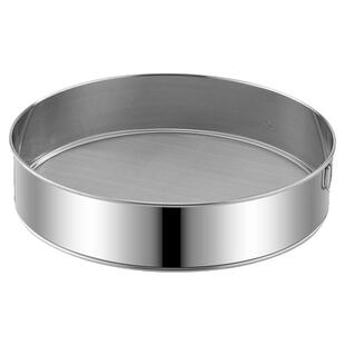 不锈钢面粉筛手持筛子超细烘焙专用筛子40目60目玉米面筛子过滤网