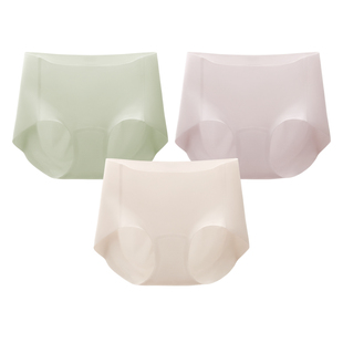 3件|蕉内银皮508A女士内裤纯棉透气裆无痕隐形健身瑜伽三角裤新款