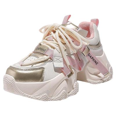 达芙妮2026冬季新款加绒老爹鞋女