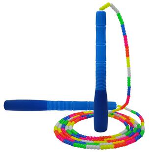 飞秒少年儿童竹节跳绳小学生专用幼儿初学可调节珠节基础专业绳子