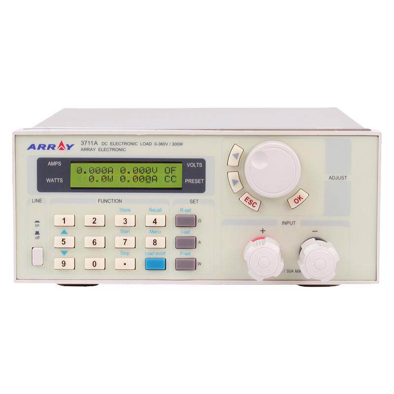 ARRAY亚锐3710A/3711A单路可编程直流电子负载电源充电器测试