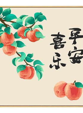 新中式diy数字油画丙烯装饰画
