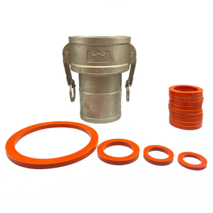 不锈钢快速接头密封垫圈垫片扳把式快速接头垫片耐油丁腈硅胶氟胶