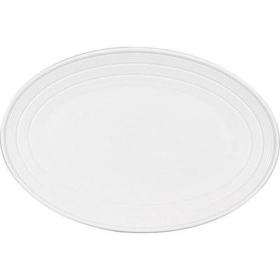 摩登主妇陶瓷白色创意蒸鱼盘子