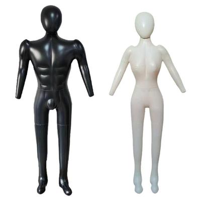 充气人体男全身模特女模特人偶服装模特道具展示架应急演练假人