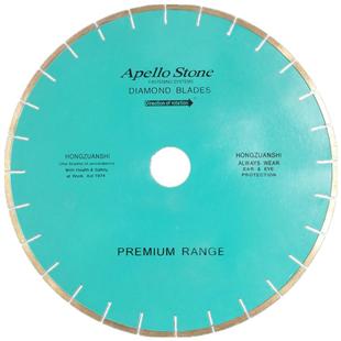 350*50mm金刚石新款大理石鱼钩锯片花岗岩石材陶瓷切割云石阿波罗