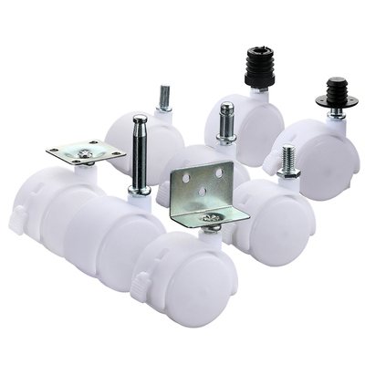 卡环插杆直纹角码螺纹平底刹车轮