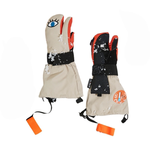 有这么只单板滑雪手套女士专业内置护腕儿童加厚保暖防风防水手套