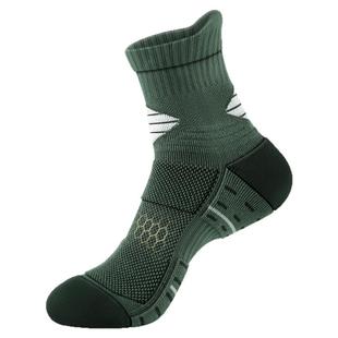 男士运动袜子男款跑步冬季加厚毛巾底专用马拉松专业实战篮球中筒