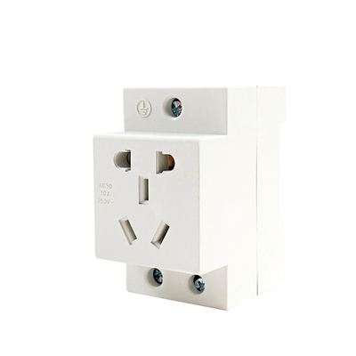 ac30四孔导轨式工业模数化插座