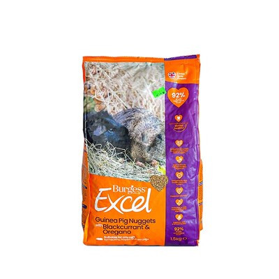 英国Burgess布格斯黑加仑豚鼠粮