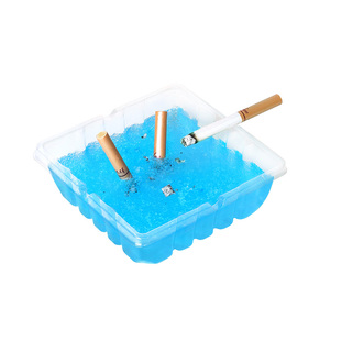 一次性烟灭烟沙烟灰缸办公室防烟味防飞灰香膏便携抖音爆款客厅