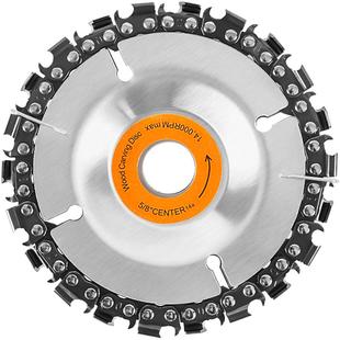4寸100mm型角磨机链条锯盘木工用切割片高精度通用电链锯链盘锯片