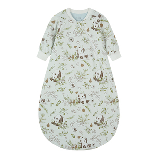 ibaby婴儿襁褓睡袋新生儿防惊跳秋冬季宝宝U型防踢被包被夹棉睡衣