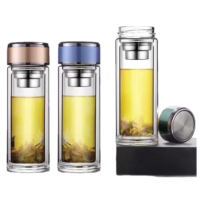 双层加厚玻璃泡茶杯大容量水杯