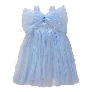 女童爱莎公主裙子夏季正版冰雪奇缘艾沙蓬蓬纱裙儿童会发光连衣裙