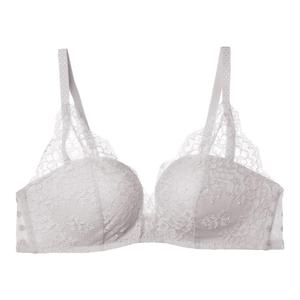 专柜正品安莉芳旗下芬狄诗女士内衣半杯蕾丝无钢圈文胸FB0734