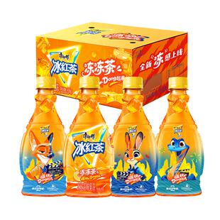 康师傅冰红茶冻冻茶456g*12瓶整箱疯狂动物城联名款