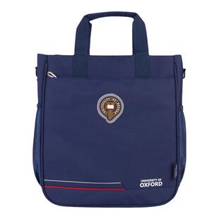牛津大学补习袋小学生初中高中学生大容量补课包男女孩手提拎书袋