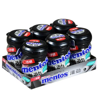 曼妥思清劲特强无糖口香糖56g