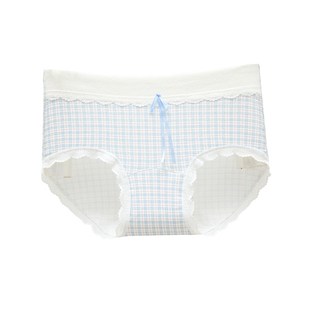 六只兔子A类棉内裤女10A抑菌加长纯棉底裆三角裤中腰防夹臀短裤