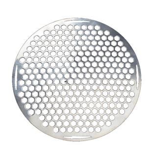 加厚不锈钢圆形冲孔一体烧烤网不锈钢烧烤篦子烧烤网片网格烤肉网