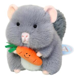 可爱龙猫仓鼠玩偶毛绒玩具老鼠公仔睡觉抱枕娃娃儿童生日礼物女生