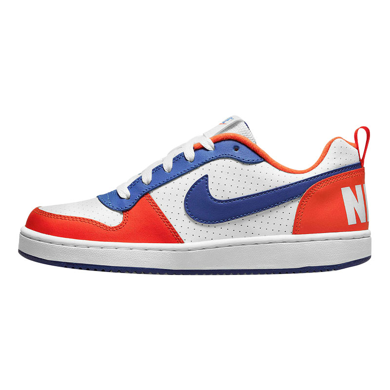 Nike耐克尼克斯白蓝陈橙系带板鞋