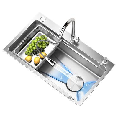 厨房水槽304不锈钢单槽十年质保