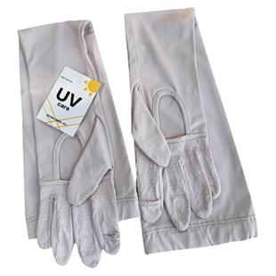 UPF50+防晒袖套冰丝冰袖女防晒手套户外开车防滑防紫外线触屏夏季