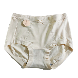 彩田新款32269高腰莫代尔棉质轻压收腹胖妈纯棉石墨烯抗菌女内裤