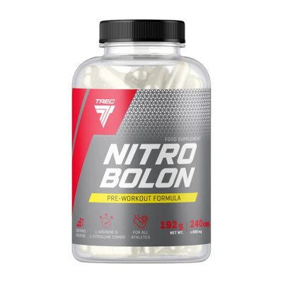 TREC Nitrobolon 三合一精氨酸AAKG瓜氨酸柠檬酸肌酸胶囊240粒