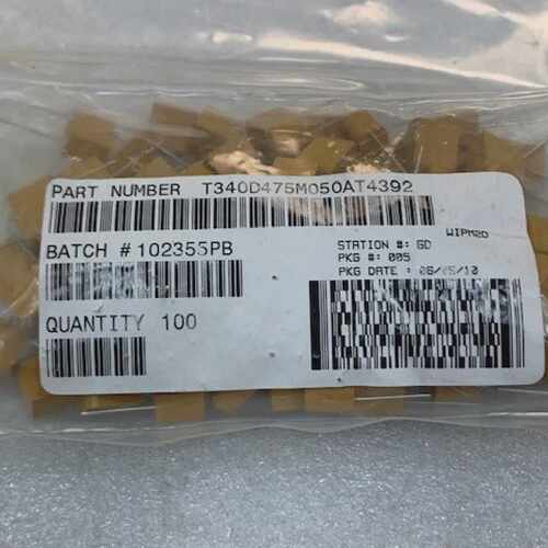 Kemet Capacitor T340D475M050AT4392 4.7uF 50V 10mm Pitch New