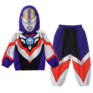 赛罗奥特曼衣服冬款套装动漫春秋2026新款中大童运动休闲时尚