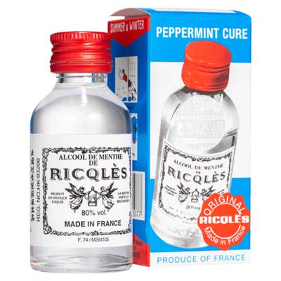 万宁港版双飞人药水正品法国RICQLES薄荷水50ml驱蚊止痒提神消暑