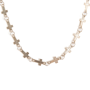 bm十字架项链Choker女新款银色锁骨链百搭代购正品brandymelville