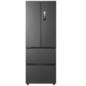 美的421L超薄法式多门冰箱一级能耗零嵌入