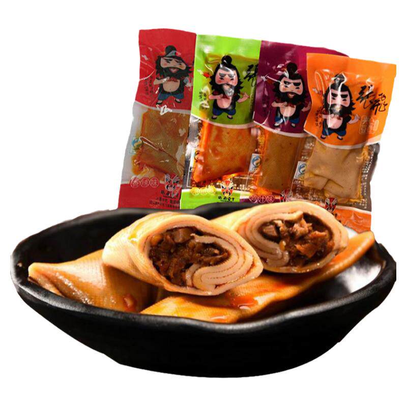 张飞豆干五香味四川包装夹心豆卷