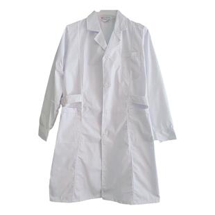 西服领护士服长袖白大褂短袖实习生工作服药店服白粉美容服实验服