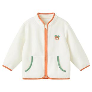 [轻暖绒]博睿恩男女宝宝秋冬款外套防静电儿童双面摇粒绒保暖内胆