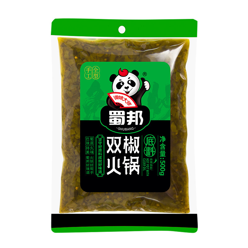 底料500克清一色青山绿水椒麻鱼