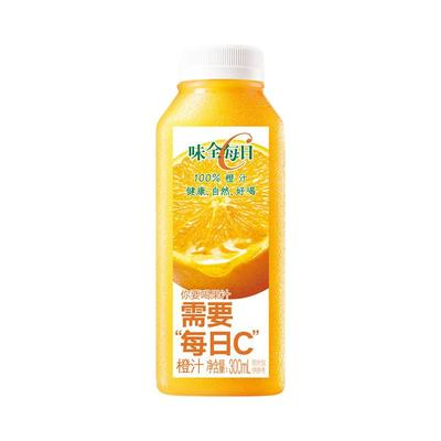 味全每日c橙汁300ml多口味果汁