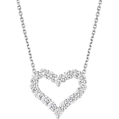 WithLove钻石吊坠心形项链