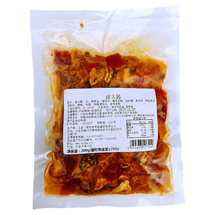 大红门卤猪蹄筋劲道爽口卤大肠200克包加热即食预制菜饭店下酒菜