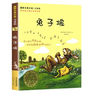 兔子坡注音版国际大奖世界儿童文学名著  小学生课外阅读一年级二年级课外书7-8-9-10岁带拼音儿童读物童话故事书籍新蕾出版社S